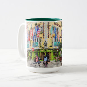 This is Dublin-Ireland Two-Tone Coffee Mug