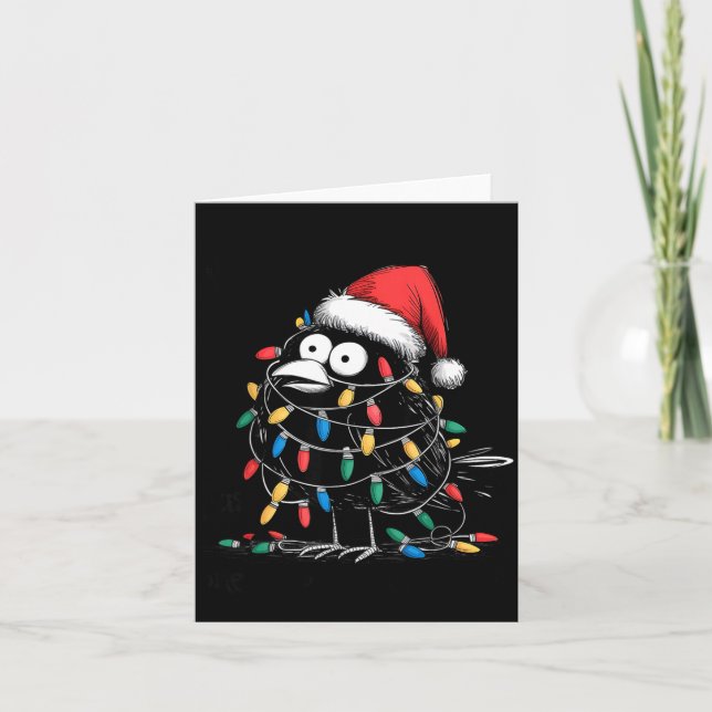 This Is Fine Just One Bulb From Burnout, Christmas Card (Front)