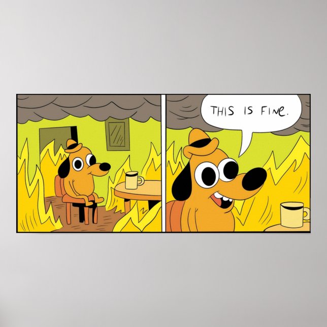 This is fine poster (Front)
