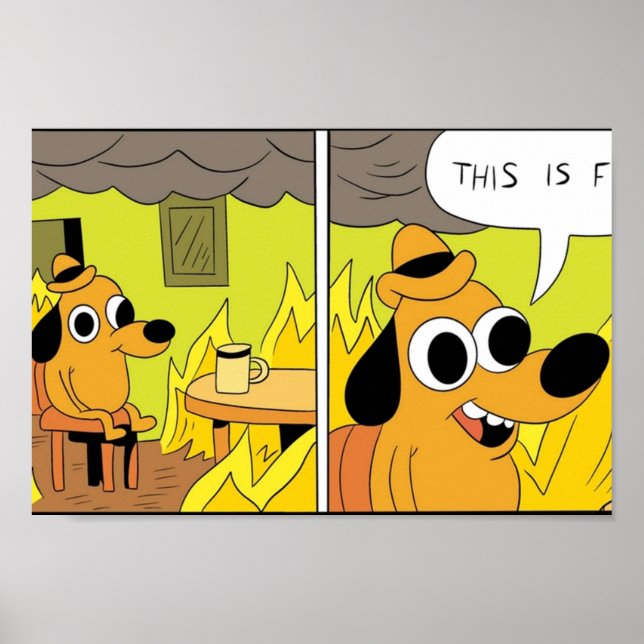 This is fine poster (Front)