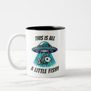 This is fishy UFO spaceship Mug