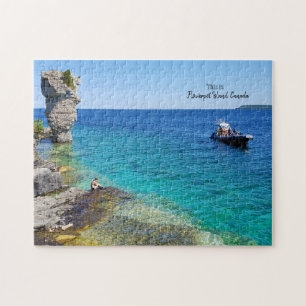 This is Flowerpot Island, Canada  Jigsaw Puzzle