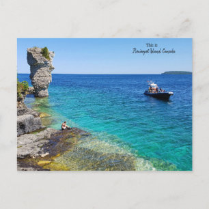 This is Flowerpot Island, Canada Postcard
