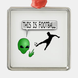 This Is Football Metal Tree Decoration