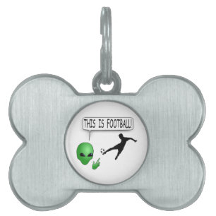 This Is Football Pet Name Tag