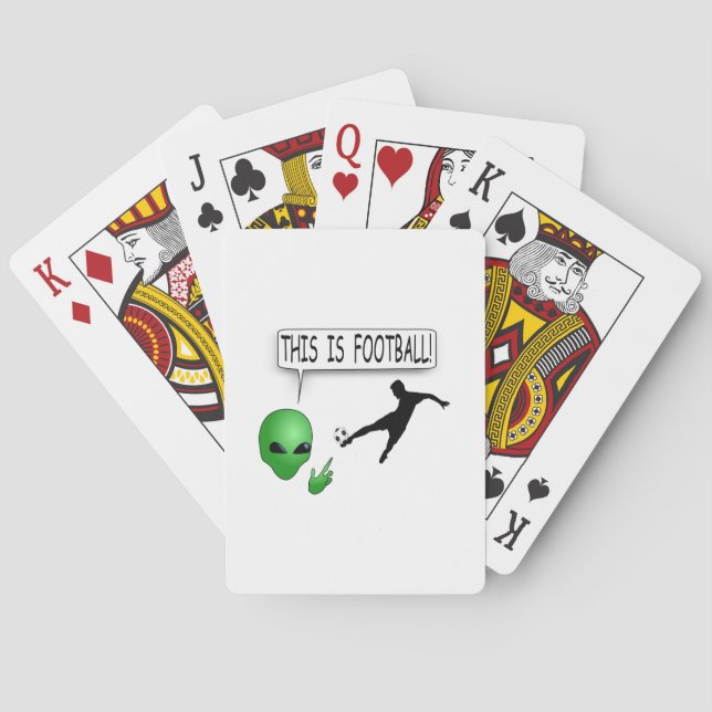 This Is Football Playing Cards (Back)