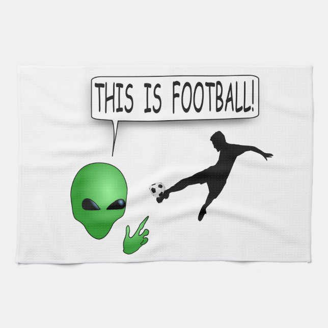 This Is Football Tea Towel (Horizontal)