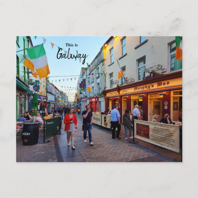 This is Galway-Ireland Postcard (Front)