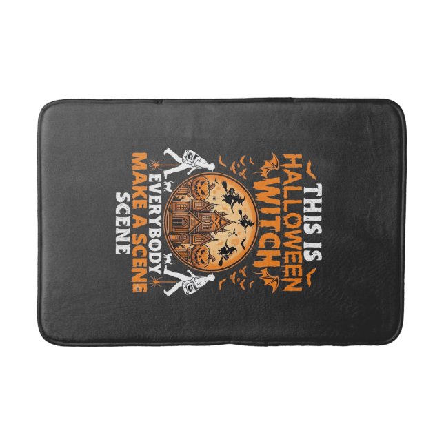 This is Halloween Bath Mat (Front)