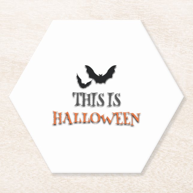 This Is Halloween   Paper Coaster (Front)