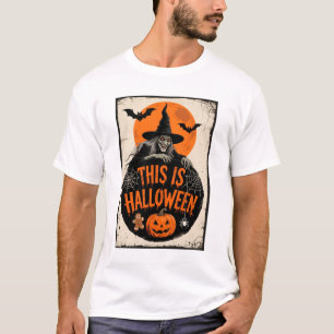 This is Halloween Scary Witch Retro Spooky Party T-Shirt