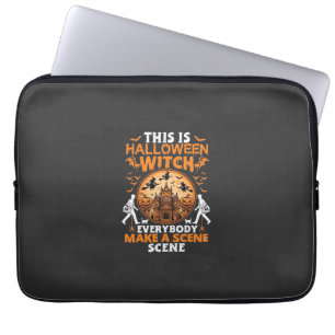 This Is Halloween Witch Everybody Make A Scene Pos Laptop Sleeve