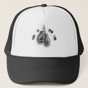 "This is How I Am - Boxing Gloves Sketch Trucker H Trucker Hat