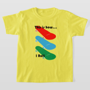 This is how I role Design - Girls' Basic T-Shirt