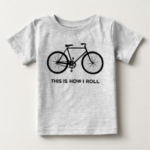 This Is How I Roll Cycling Baby T-Shirt