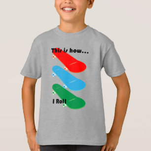 This is how I roll Design - Kids' Basic T-Shirt