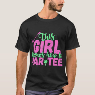 This Is How I Roll Funny Golf Cart Retro Golfer T-Shirt