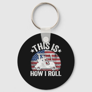 This Is How I Roll Funny Golfing Key Ring