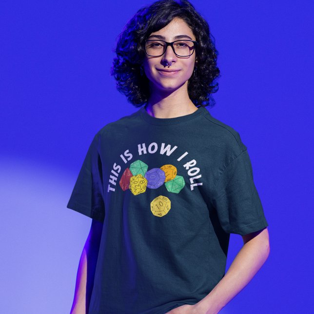This is How I Roll Funny RPG Gaming Dice Tri-Blend Shirt (Creator Uploaded)