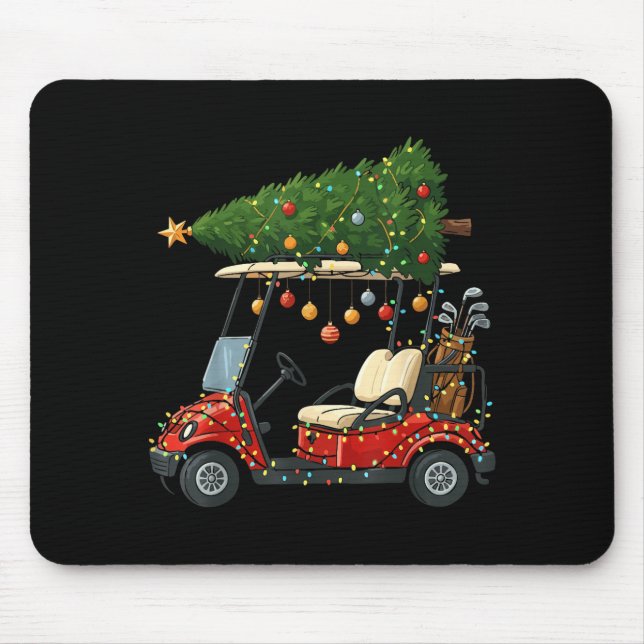 This Is How I Roll Golf Cart Christmas Funny Srt G Mouse Mat (Front)