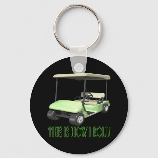 This Is How I Roll Key Ring (Front)