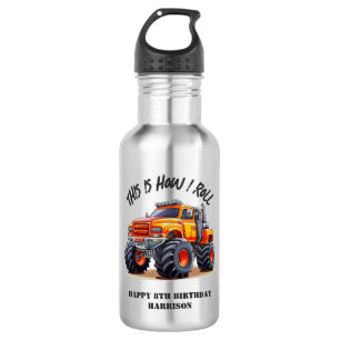 This Is How I Roll Monster Truck Birthday 532 Ml Water Bottle