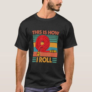 This Is How I Roll Retro Vintage Firefighter Fire T-Shirt