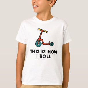 This is how I roll Scooter tshirt funny