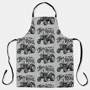 This is How I Roll: Vintage Tractor Farmer Apron