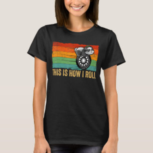 This Is How I Roll Zoo Animal Panda Bear 4 T-Shirt