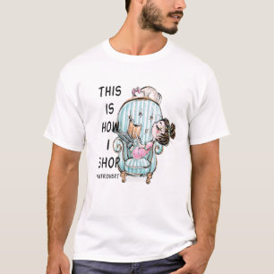 This Is How I Shop Introvert Cute Girl Online Shop T-Shirt