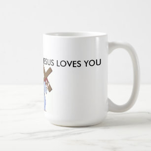 THIS IS HOW MUCH GOD LOVES YOU COFFEE MUG