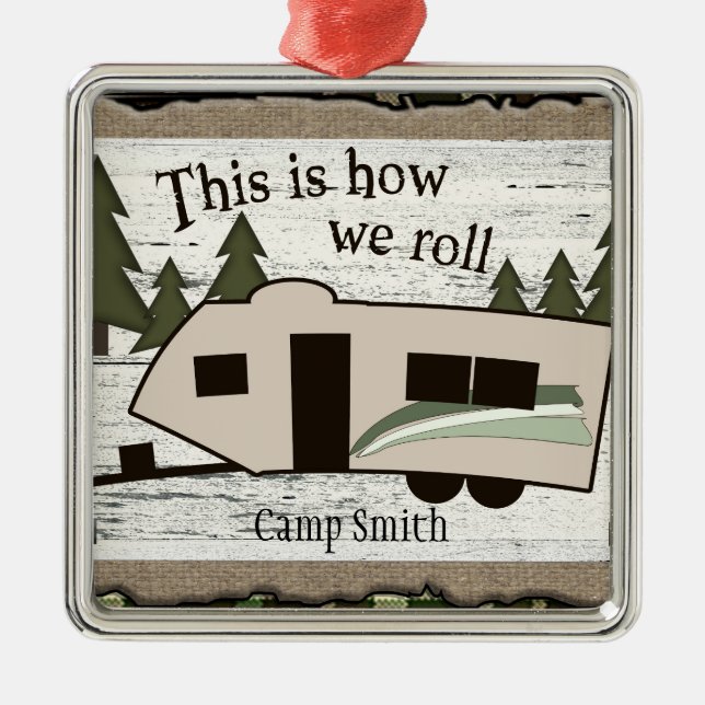 This is How We Roll Ornament (Front)