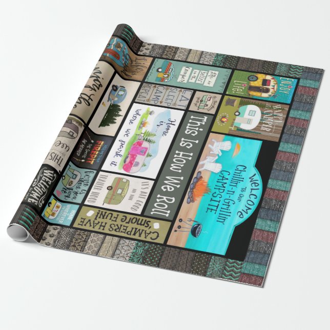 This Is How We Roll Wrapping Paper (Unrolled)