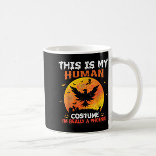 This is Human Costume A Phoenix Bird Halloween Coffee Mug