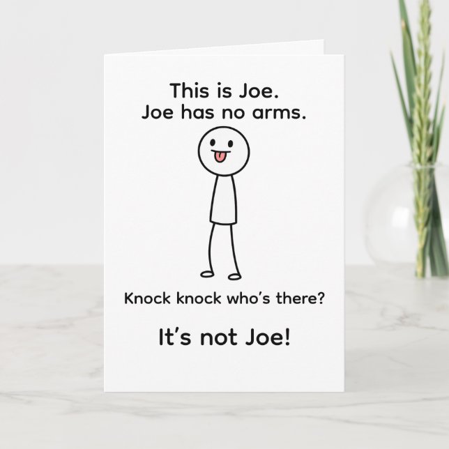 This is Joe funny greeting card (Front)
