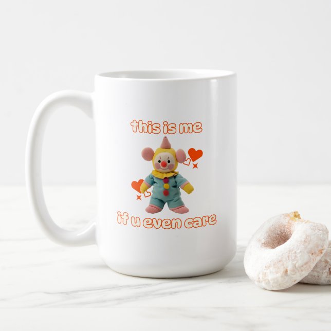 this is me if u even care coffee mug (With Donut)