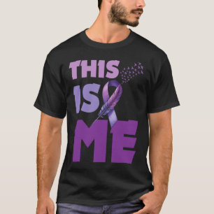 This Is Me - Purple Ribbon Feather Awareness T-Shirt