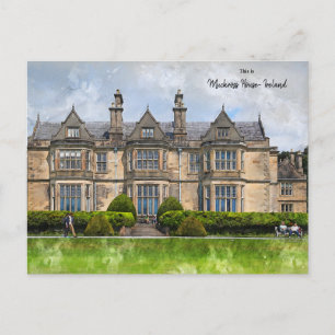 This is Muckross House- Killarney- Ireland Postcard