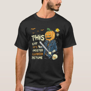 This is My 1920s Gangster Costume Halloween Mafia  T-Shirt