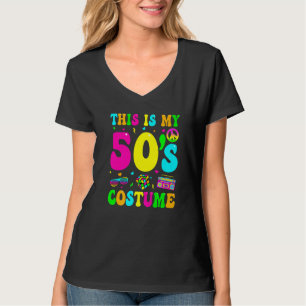 This Is My 50s Costume 50's Party 1950s Halloween T-Shirt
