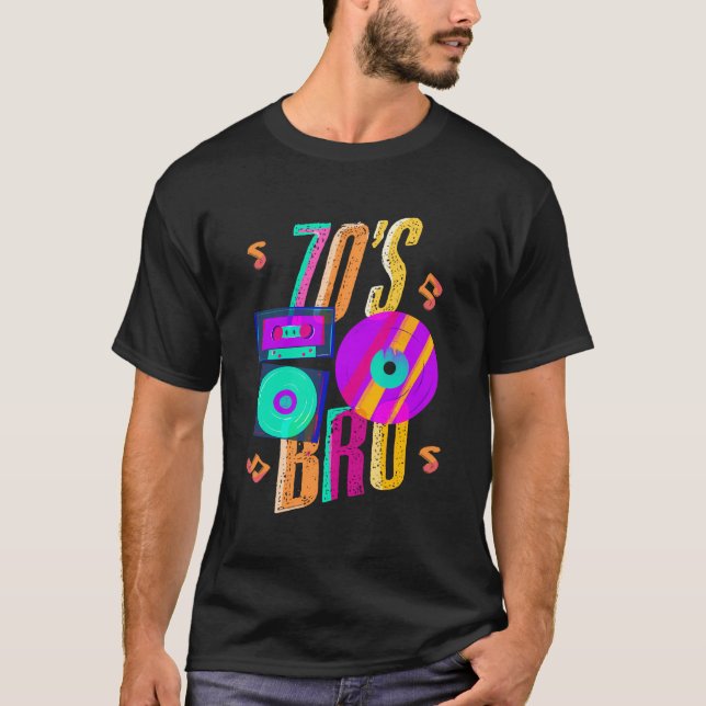 This Is My 70'S Bro Party 1970'S Disco T-Shirt (Front)