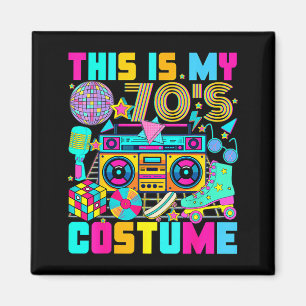 This Is My 70s Costume 1970s Party 70's Outfit Men Magnet