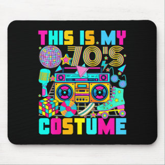 This Is My 70s Costume 1970s Party 70's Outfit Men Mouse Mat
