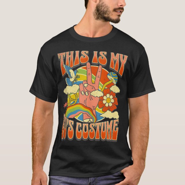 This Is My 70S Costume 70 Styles Groovy 70'S  T-Shirt (Front)