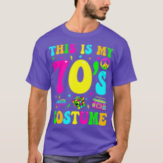 This Is My 70s Costume 70's Party 1970s Halloween T-Shirt