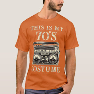 This Is My 70s Costume 70s Party Cassette Retro Vi T-Shirt