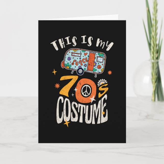 This is my 70s Costume Card (Front)
