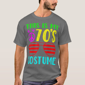 This Is My 70s Costume Funny Halloween 70's 1970s  T-Shirt