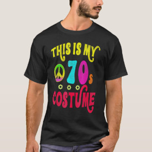 This Is My 70s Costume Groovy Peace Halloween T-Shirt